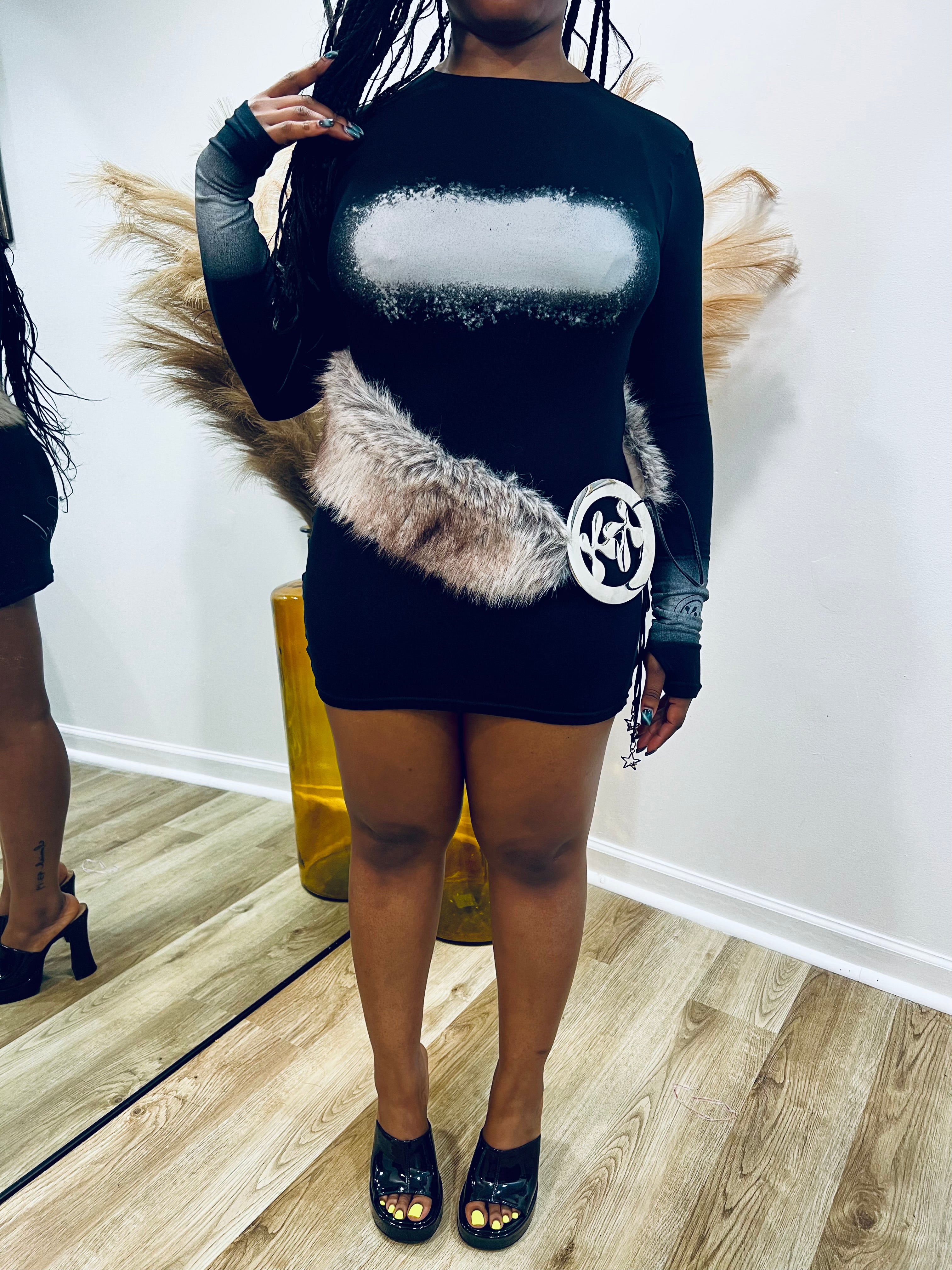 ***PRE SALE*** FAUX FUR YETI BELT